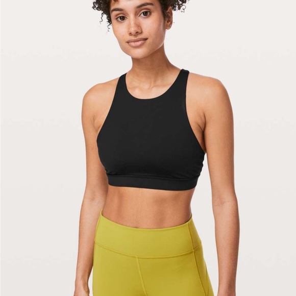 Lululemon high neck energy longline tough bra-medium support - Picture 2 of 4